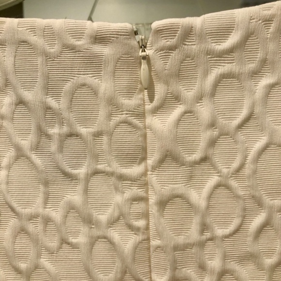 Dana Buchman Ivory Sheath Dress ~ Gorgeous!  Beautiful Xmas Dress! - Picture 10 of 11